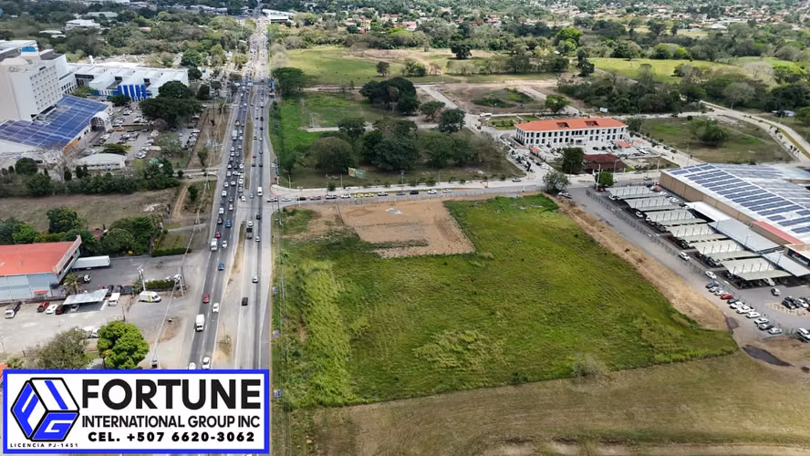 Terreno Comercial para Alquiler en Chiriquí, carreretera Interamericana