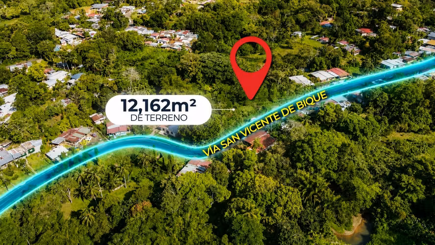 Venta de Terreno ubicado en Bique, Arraijan