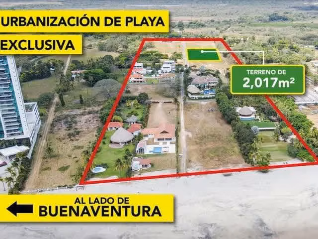 Venta de Terreno en playa Blanca, rio hato