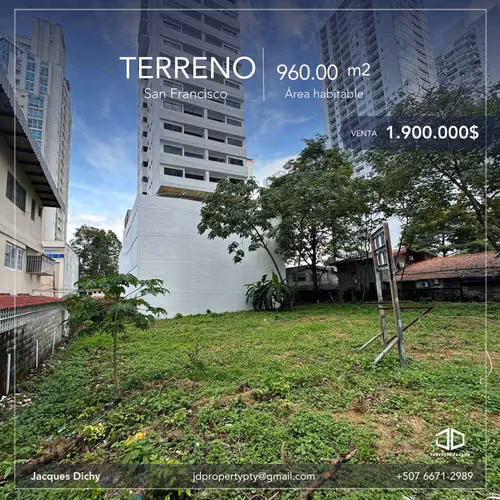 Se Vende Terreno en San Francisco