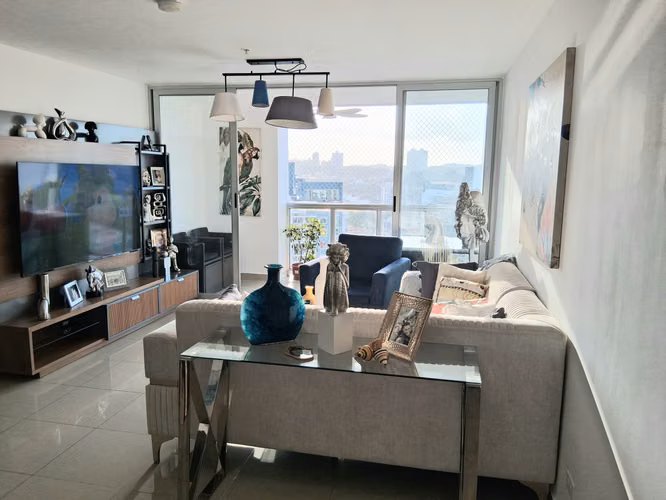 ALQUILER DE APARTAMENTO-PH METRO VIEW- HATO PINTADO-AMOBLADO