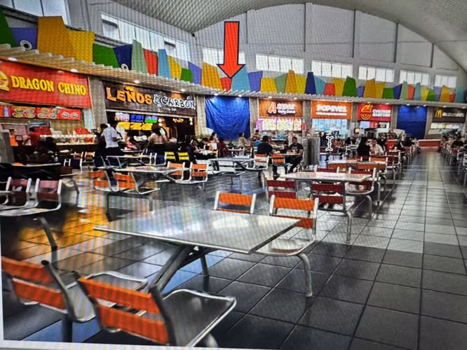 Commercial space for rent in the Albrook Mall food court