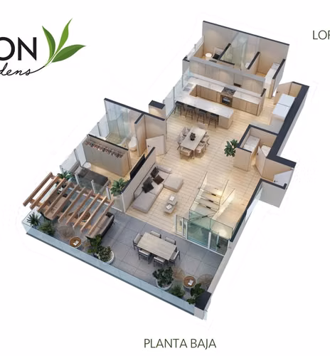Venta de Apartamento Loft en Edison Park, PH Edison Gardens, 230m2