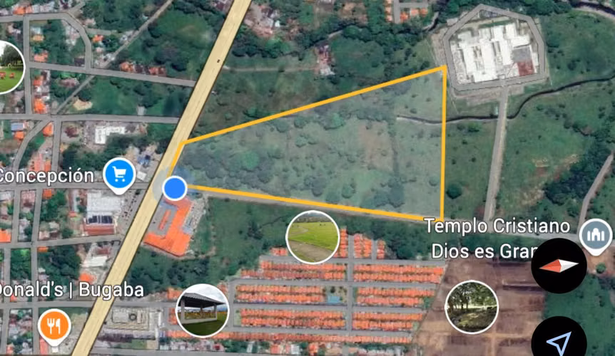 Se Vende Terreno en Chiriquí Bugaba de 10,400 m²