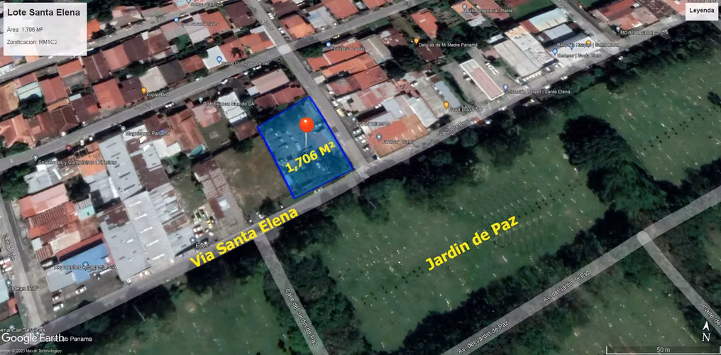 Terreno en Venta – Avenida Santa Elena, Parque Lefevre