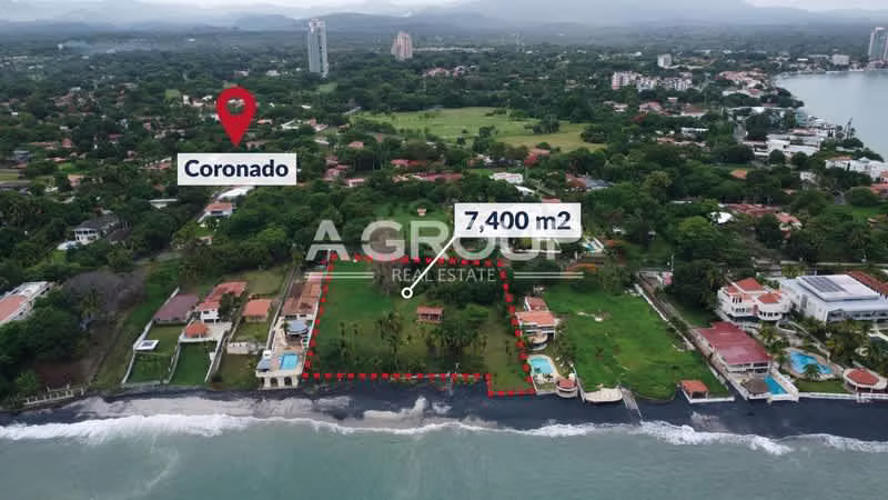 Playa Coronado - Se vende exclusivo terreno frente al mar
