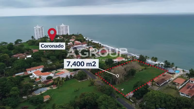 Playa Coronado - Se vende exclusivo terreno frente al mar