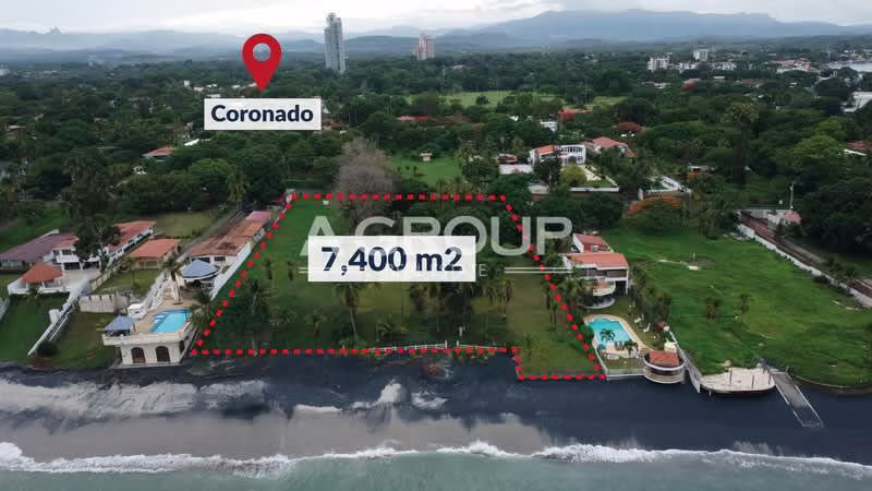 Playa Coronado - Se vende exclusivo terreno frente al mar