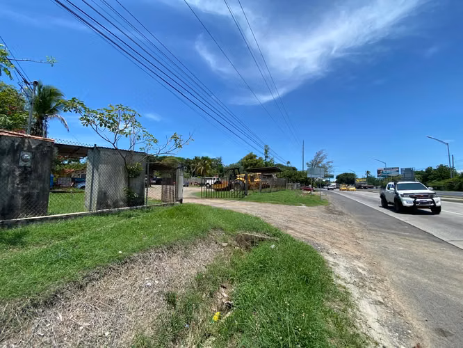 INTERAMERICANA CHAME CORONADO TERRENO CON GALERA EN VENTA