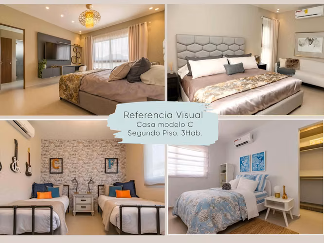 Residencial Golf Gardens Casa en venta Brisas del Golf 3 habitaciones y terraza.