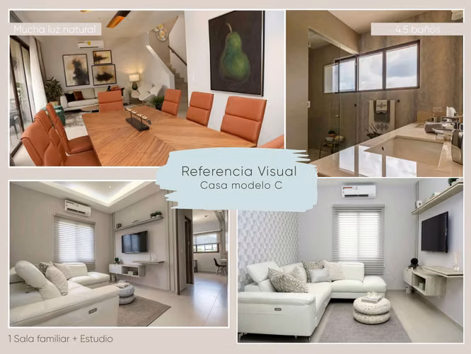 Residencial Golf Gardens Casa en venta Brisas del Golf 3 habitaciones y terraza.