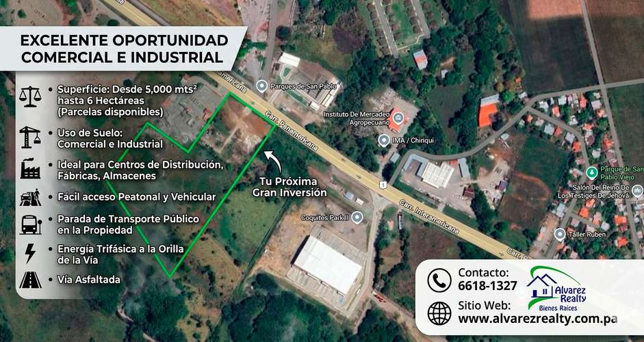 ID# L-0046CI Lote comercial e Industrial en Venta - Imagen 3