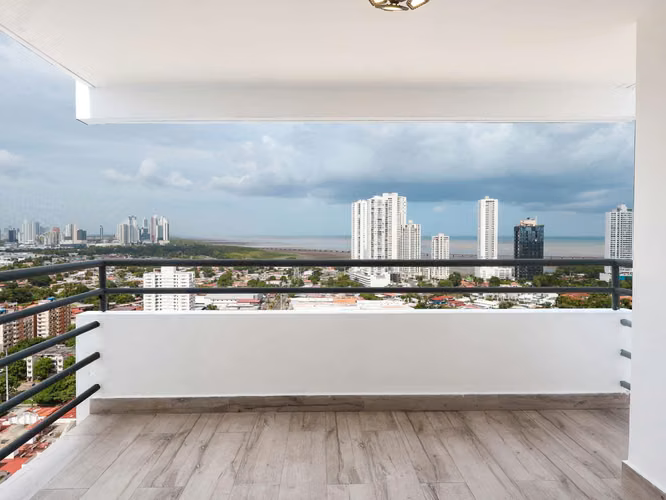 Penthouse for sale with ocean and city views