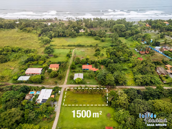 Lote de 1,500 m² en Las Lajas San Félix Panamá