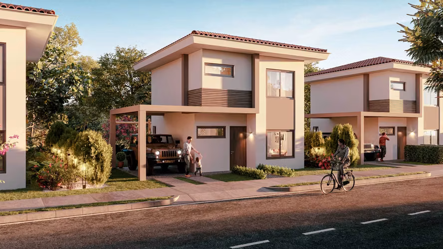 PRADERA SANTA MÓNICA. Two-Story House in Pre-Sale