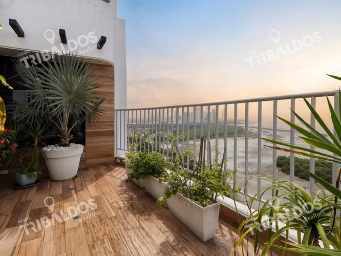Penthouse 2 niveles frente al mar con terraza en Coco del Mar - Imagen 8