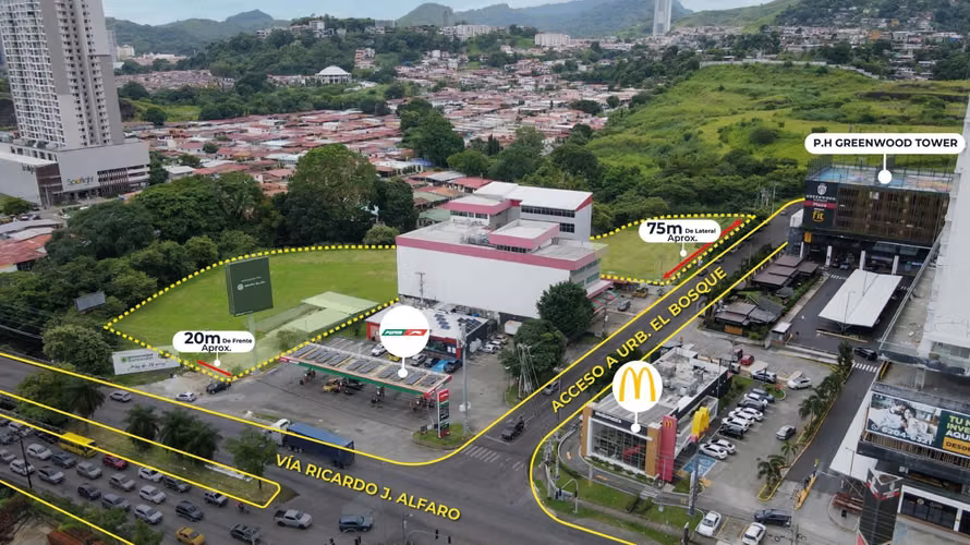 Terreno Comercial en Vía Ricardo J. Alfaro (Tumba Muerto) Para Desarrollo