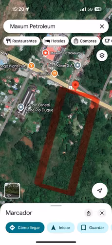 Sold 5 hectares via main transismic Giral $