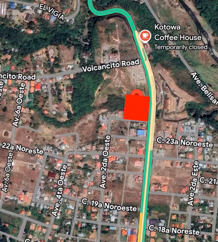 Terreno de 8,987 m² en Boquete, Chiriquí