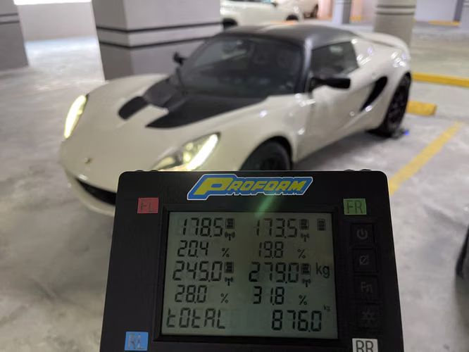 Báscula para Autos Inalámbrica Proform