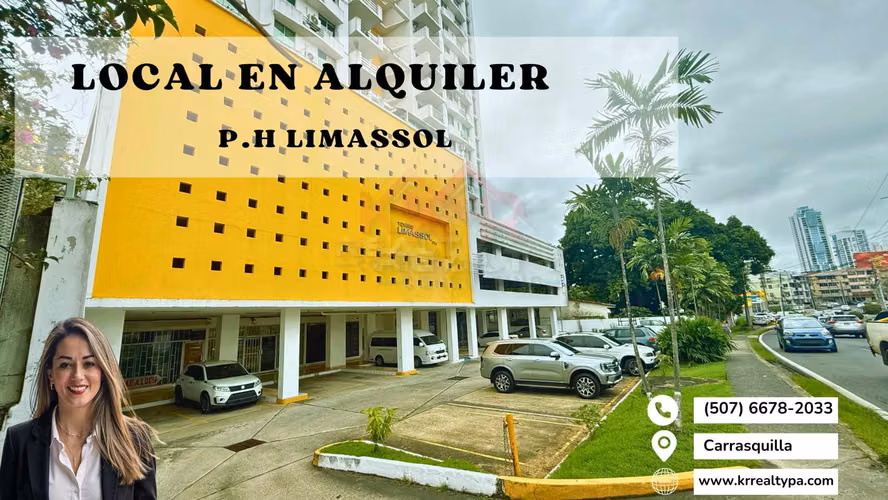 ALQUILER DE LOCAL EN VÍA PORRAS, CARRASQUILLA, P.H LIMASSOL