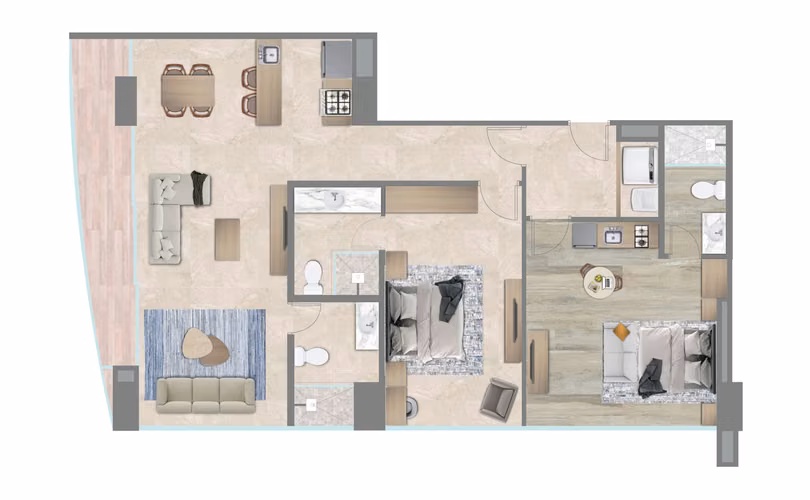 Apartamentos en ventas para 2028 Playa Bonita