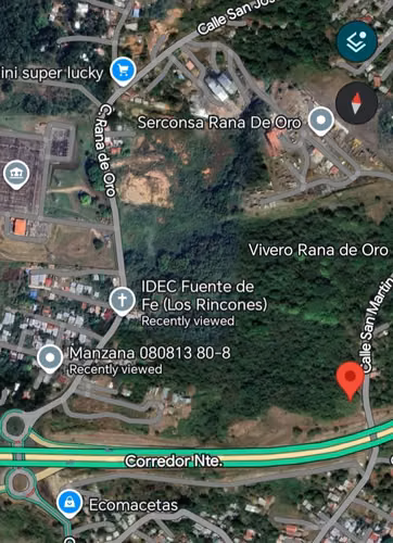 Vendo Terreno de 5000 m2 a 230 metros del Corredor Norte - Rana de Oro