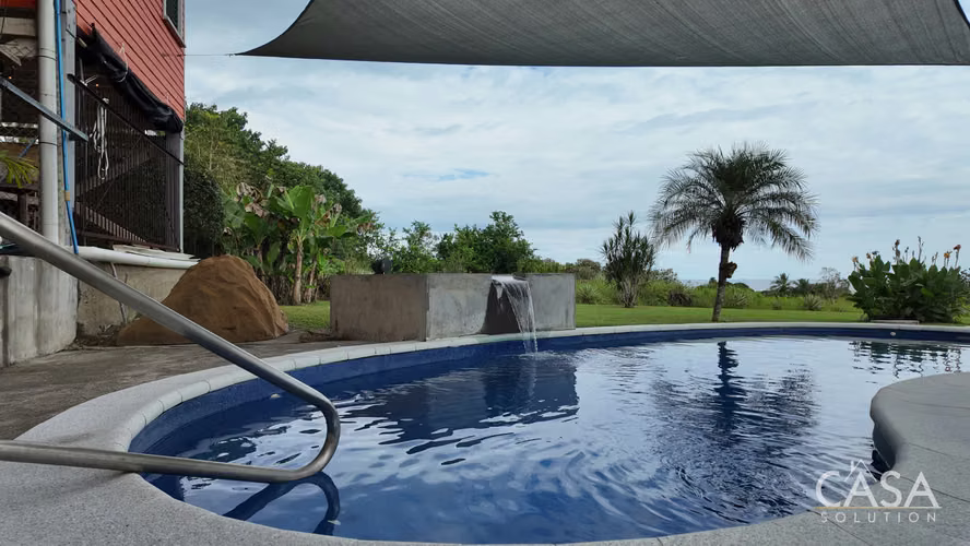 Propiedad Con Vista Al Océano, Casita Y Piscina En Puerto Armuelles - Imagen 18