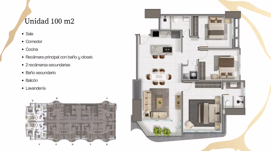 COSTA DEL ESTE 2 y 3 recamaras 83, 88, 100m2  En Construcción Entrega nov. 2027