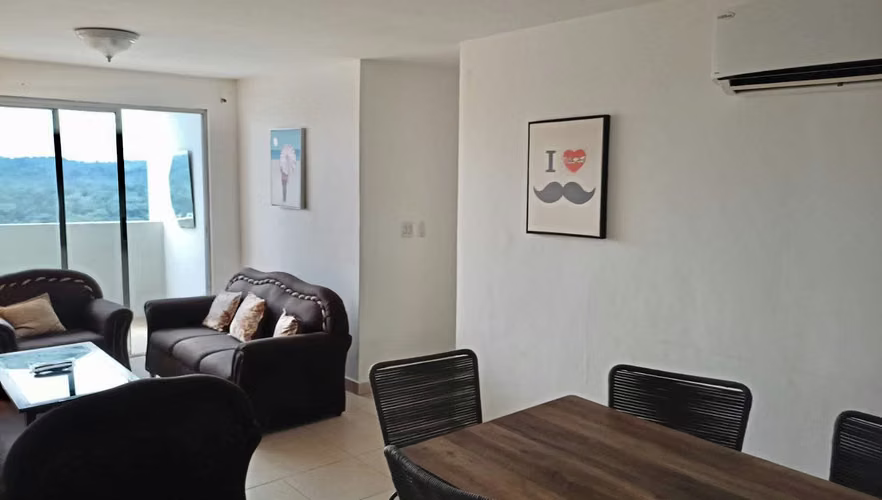 VENDO SIN BANCOS APARTAMENTO AMOBLADO , EN VILLA DE LAS FUENTES