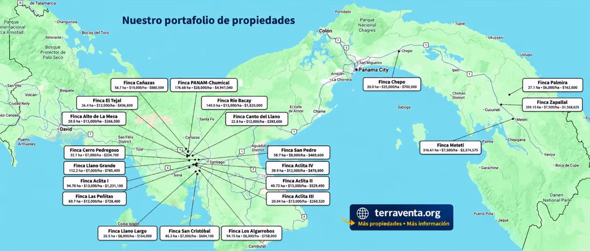 Se vende: 86.3 ha – segregaciones posibles – $7000/ha/negociables – San Cristóbal, Montijo, Veraguas - Imagen 13