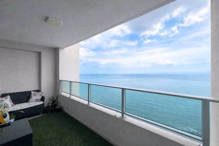High Floor + Direct ocean View | Fully Furnished (as shown) | Terrasol Tower 3000 | 2 Parking