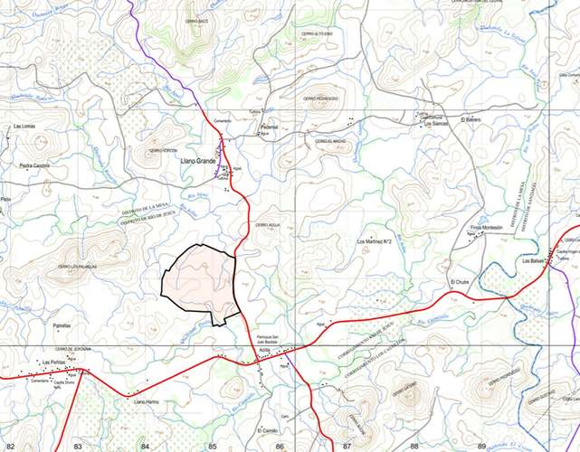 Se vende: 92.7 ha – segregaciones posibles – $9,750/ha – negociables – Aclita, Veraguas