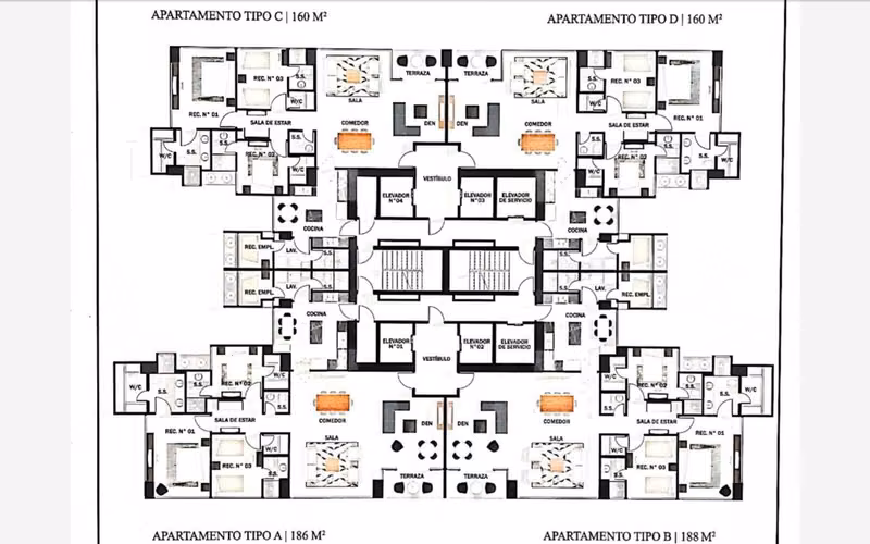 Venta de Exclusivo Apartamento en Santa Maria Ph The Ivy  Mts2: 186 PD