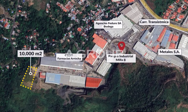 Terreno en Parque Industrial Milla 8 - Se Vende