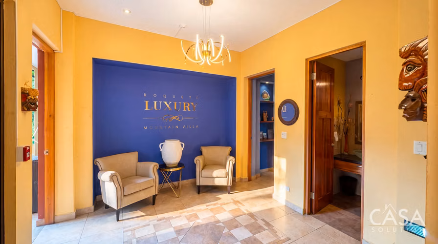 Villa De Lujo Estilo Boutique Con 8 Suites En Venta En Boquete