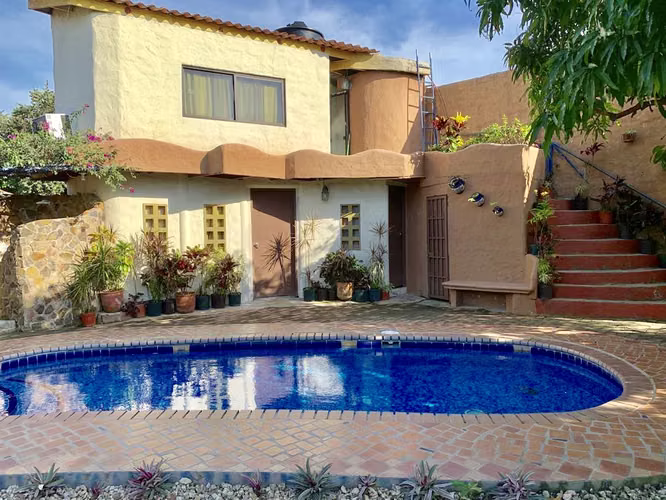 Casa de Playa en Coronado con Piscina Privada para 10 Personas
