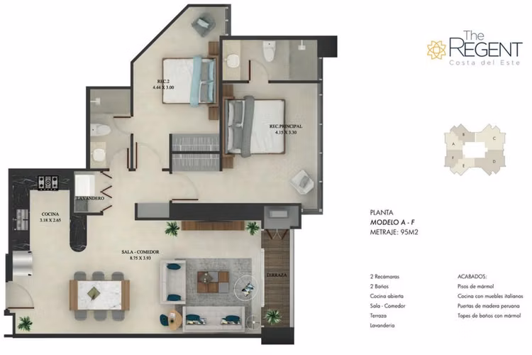Alquiler de Apartamento en PH Regent Costa del Este
