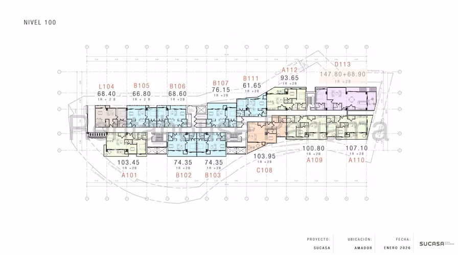 Apartamento en venta en Amador YM