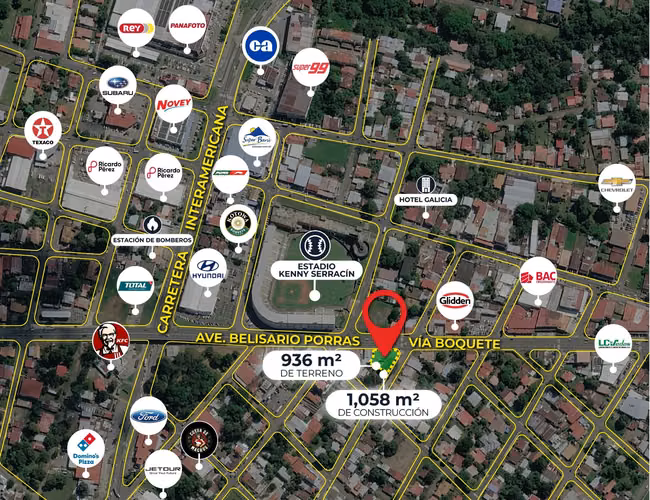 Venta de edificio en David Vía Boquete Chiriquí
