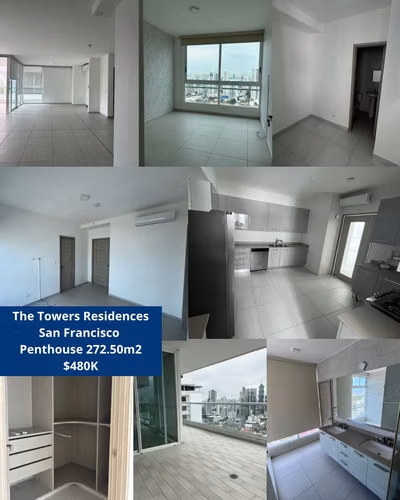 Venta de Apartamento en San Francisco Ph The Towers 275 Mts