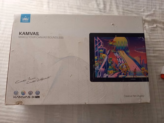 (Negociable) Huion Kamvas 24" Plus (2.5K) + Teclado Mini Keydial KD100 + Envió Gratis