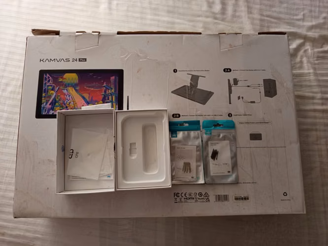 (Negociable) Huion Kamvas 24" Plus (2.5K) + Teclado Mini Keydial KD100 + Envió Gratis