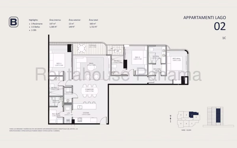 Apartamento en Venta en Santa Maria JG