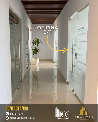 Oficina en venta en Balboa Office Center – Piso 9 con vista a la Cinta Costera