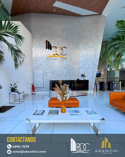 Oficina en venta en Balboa Office Center – Piso 12 con vista a la Cinta Costera
