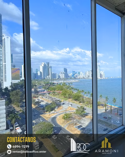 Oficina en venta en Balboa Office Center – Piso 12 con vista a la Cinta Costera