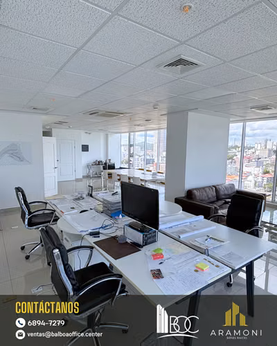 Oficina en venta en Balboa Office Center – Piso 13 con vista a la Cinta Costera