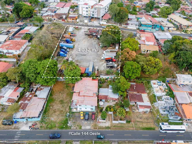 VENTA TERRENO EN PEDREGAL 4,032 MT2 | Cerca a Vía Tocumen-Domingo Diaz