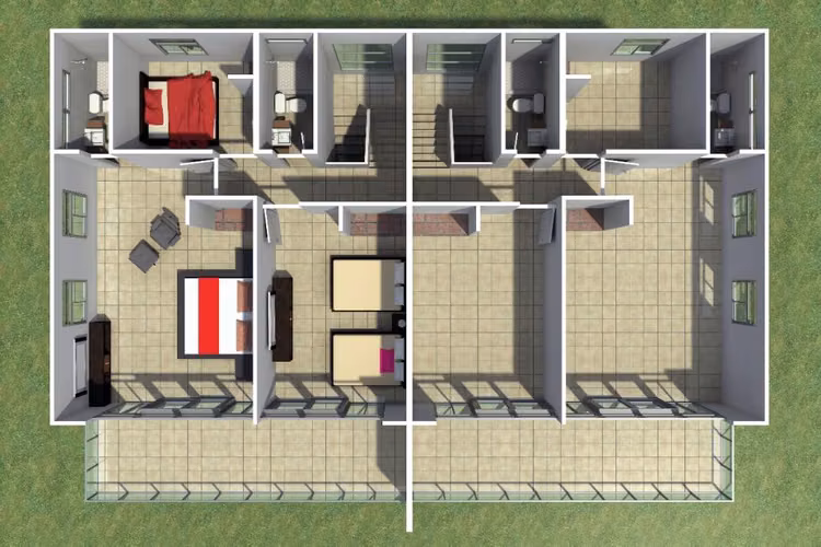 Casa con 500 m² de terreno, 3 recámaras en alquiler en Nueva Gorgona